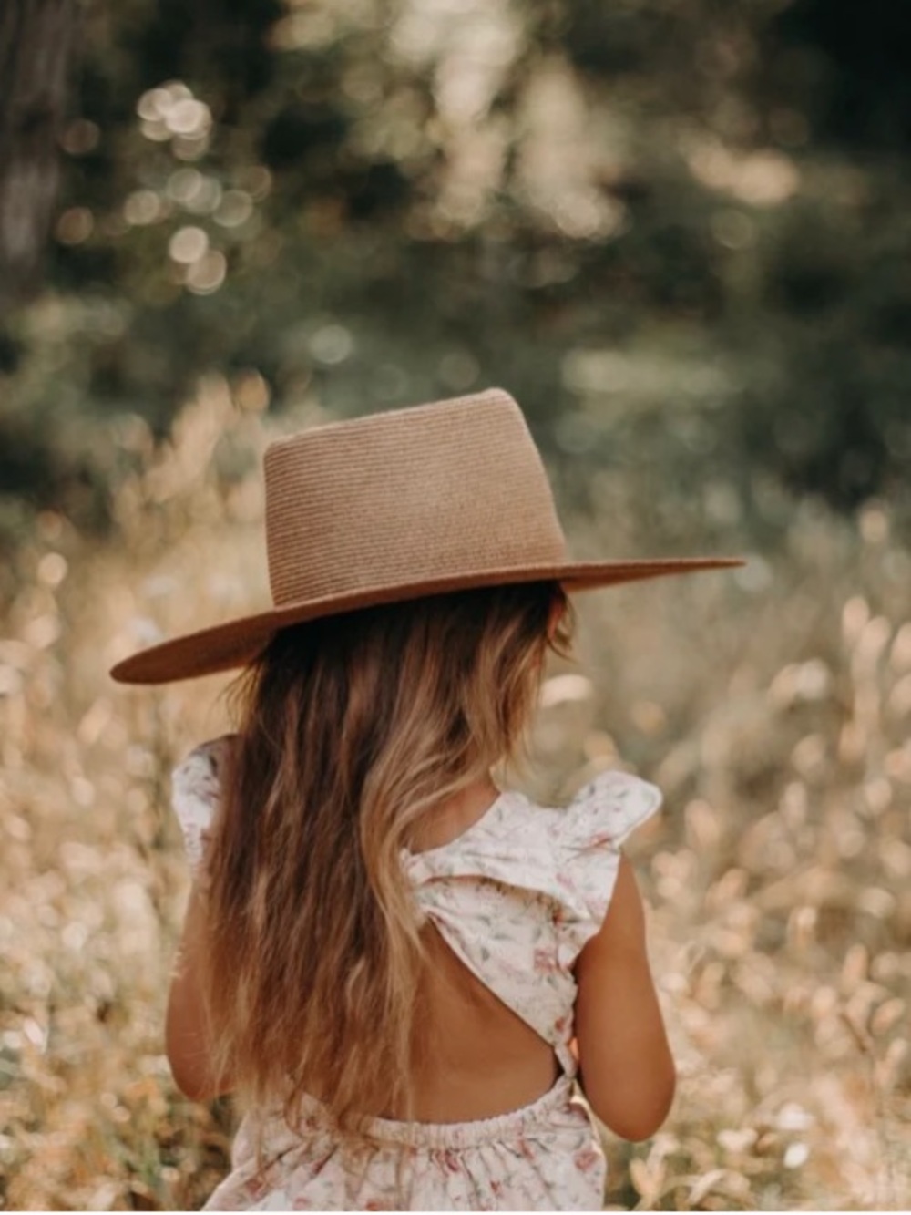 Westvon Children’s Maisy Wide Brim Straw Fedora Hat